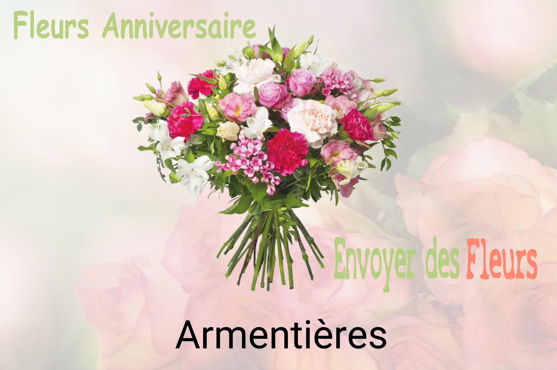 Bouquet de fleurs d’anniversaire livré à Armentières